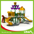 Pirate Ship Commercial Playground Slides With Climbing Structure